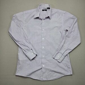 BOSS Hugo Boss Striped Dress Shirt Long Sleeve Button Up Formal Men's 15.5 32/33